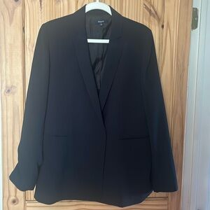 Madewell Lycee drapey black blazer professional Career business professi…